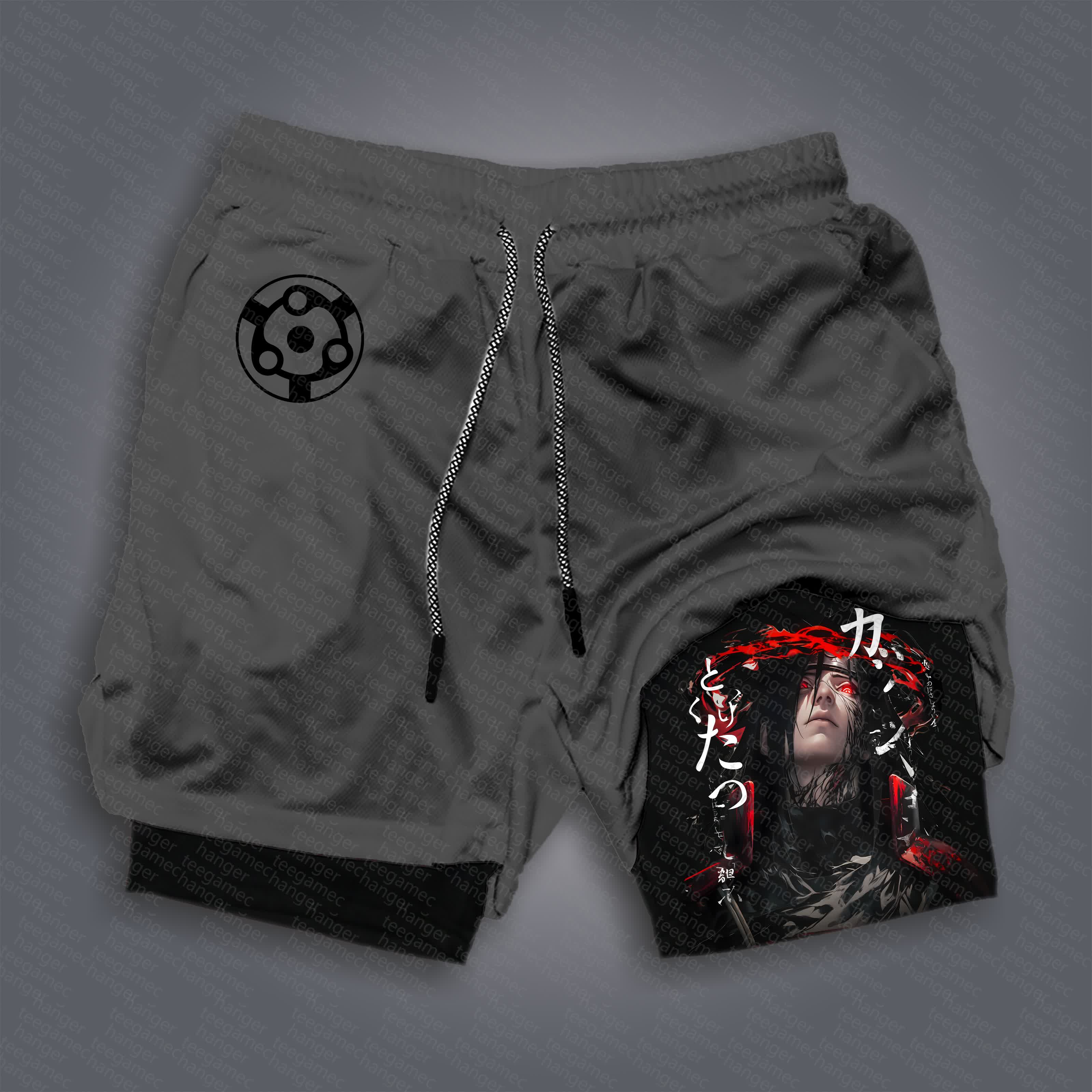 Unisex    Casual Anime Streetwear Gym Shorts