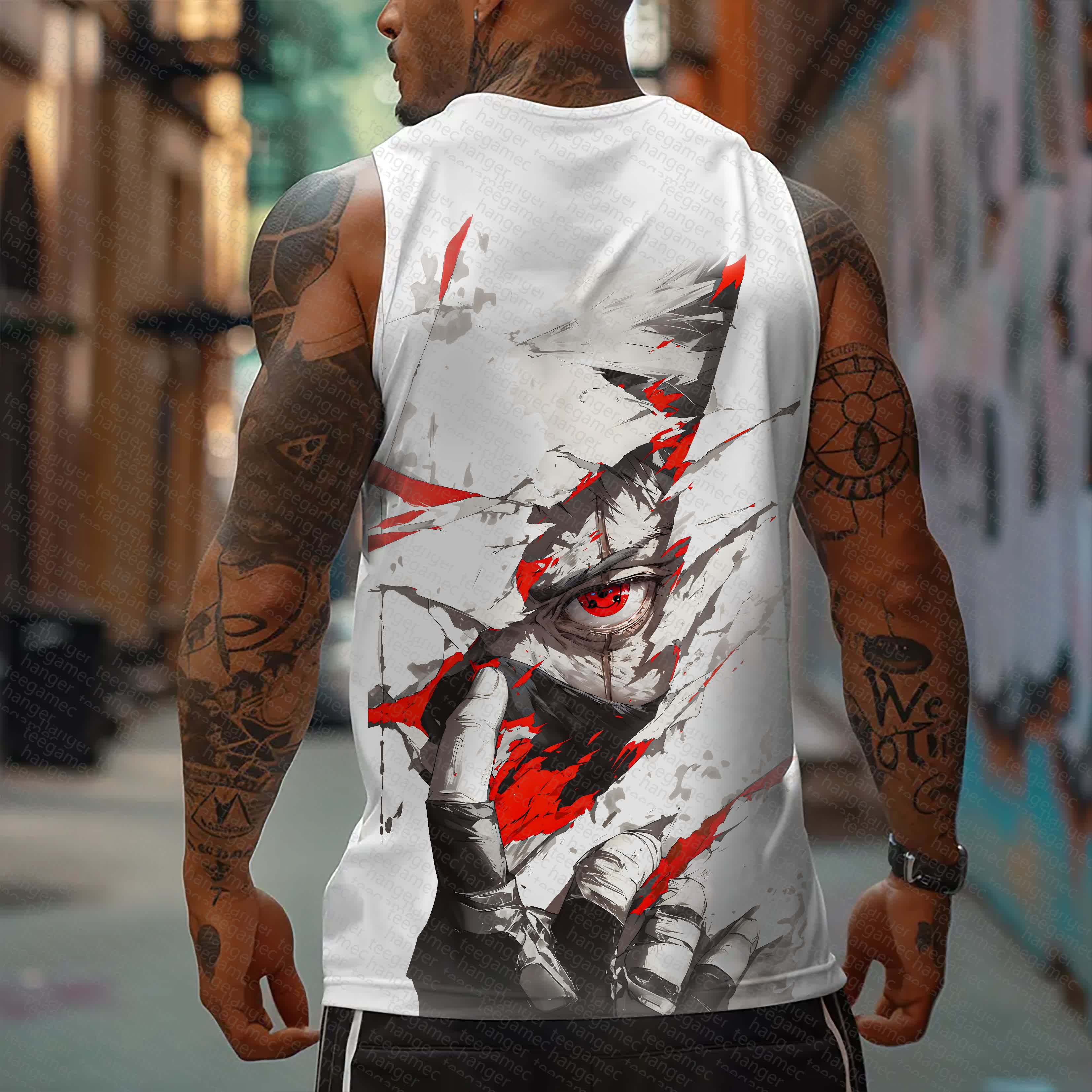 Unisex    Casual Anime  Tank Top