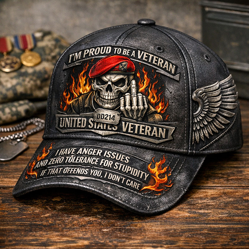 Veteran Printed Hat
