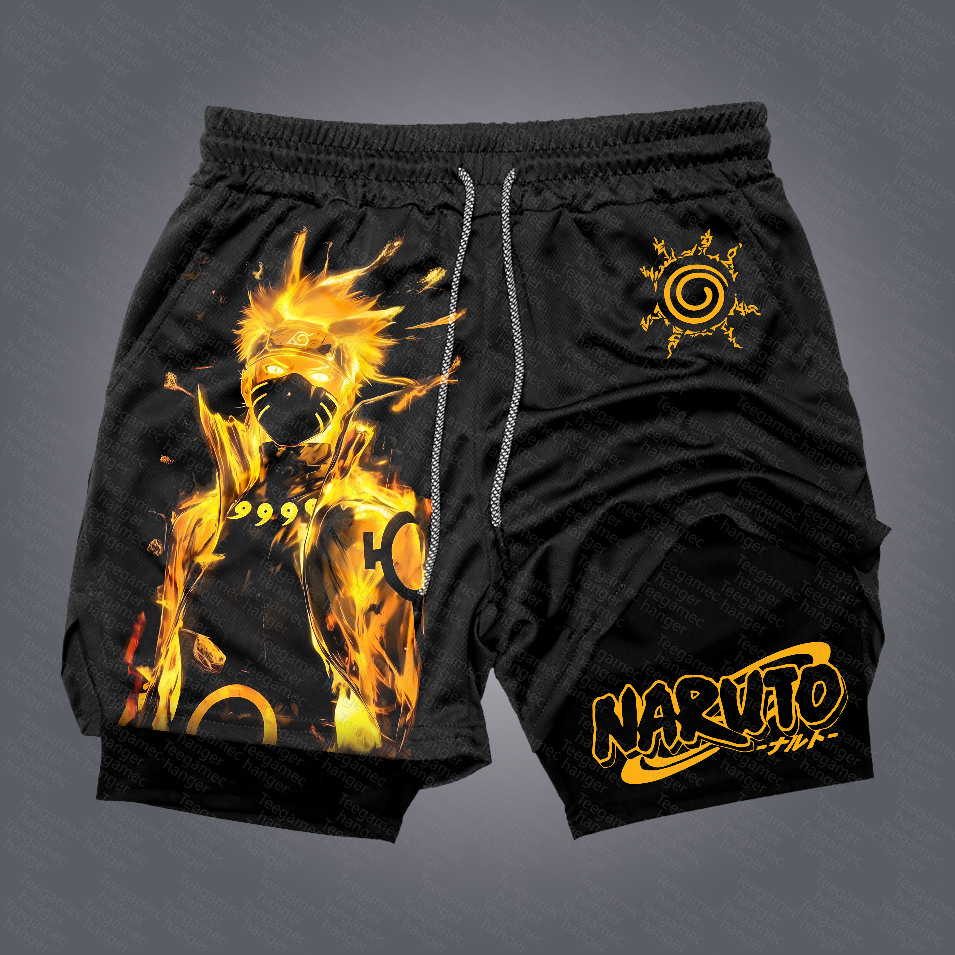 Unisex Casual Anime Streetwear Gym Shorts