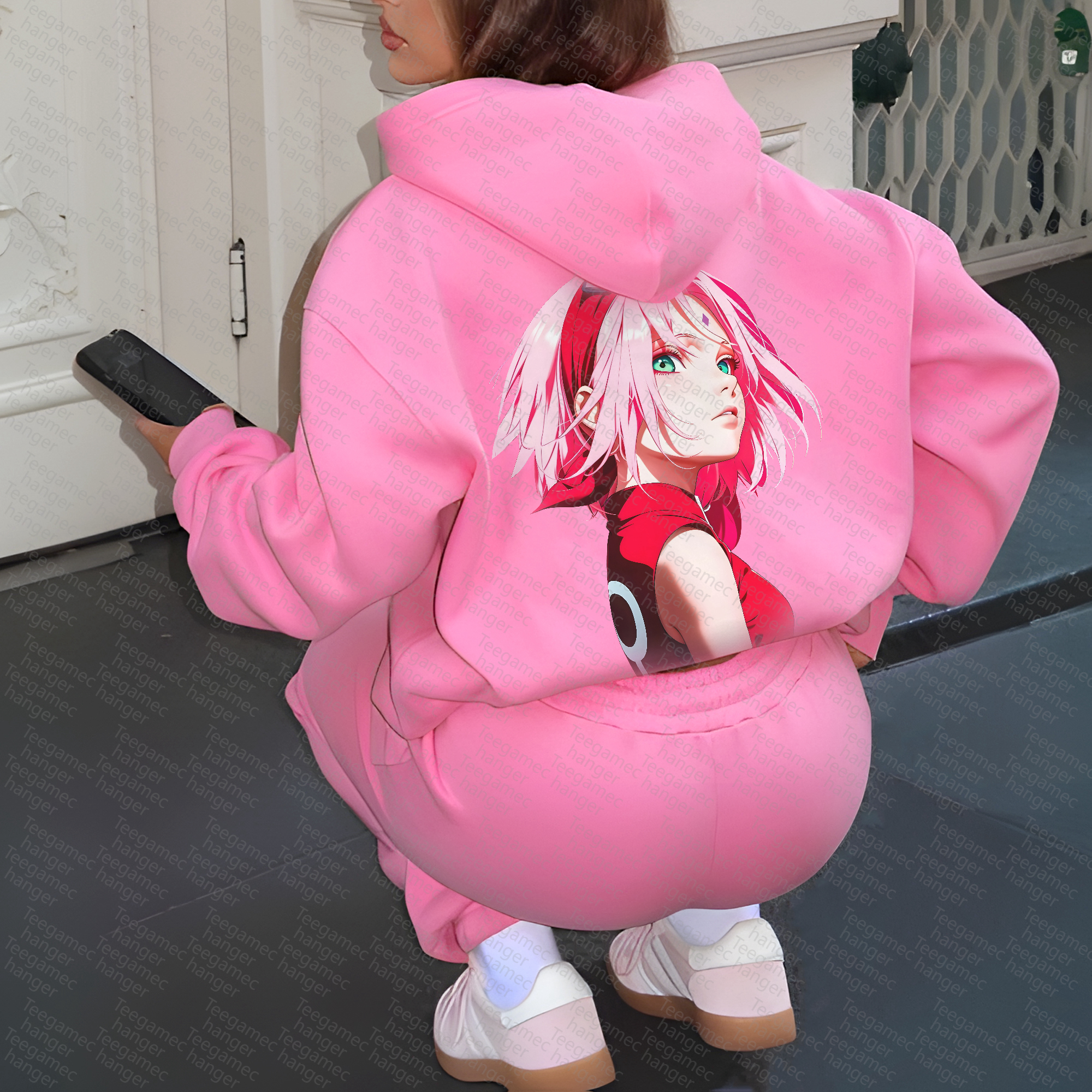 Anime Inspired Vintage Hoodie