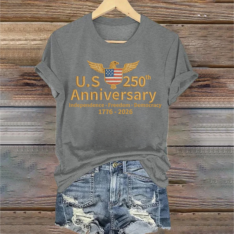 US 250th Anniversary Veterans Print Women's T-Shirt