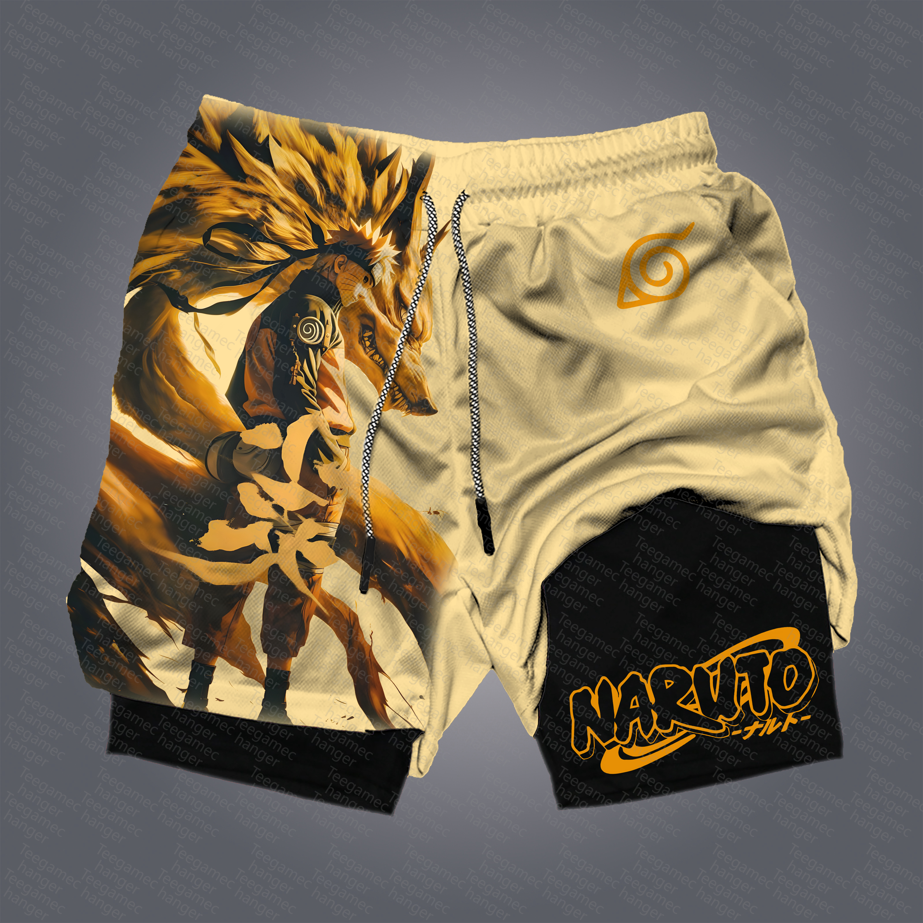 Unisex    Casual Anime Streetwear Shorts