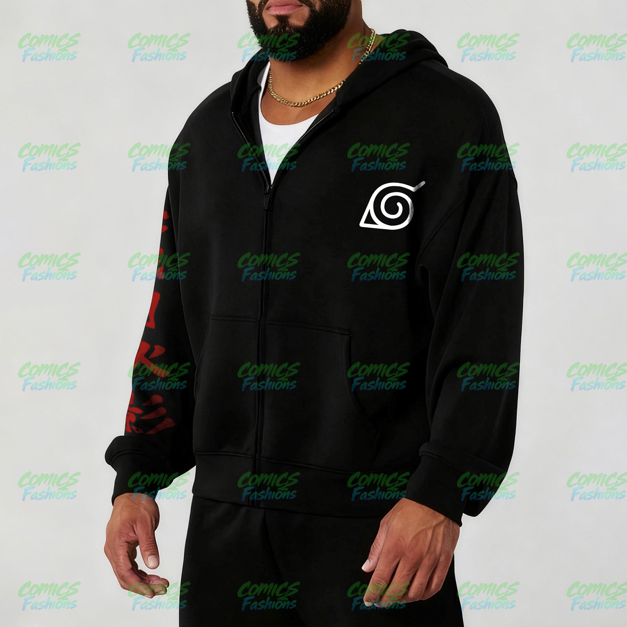 Unisex Graphic Streetwear Vintage Zipper Cardigan Plush Hoodie