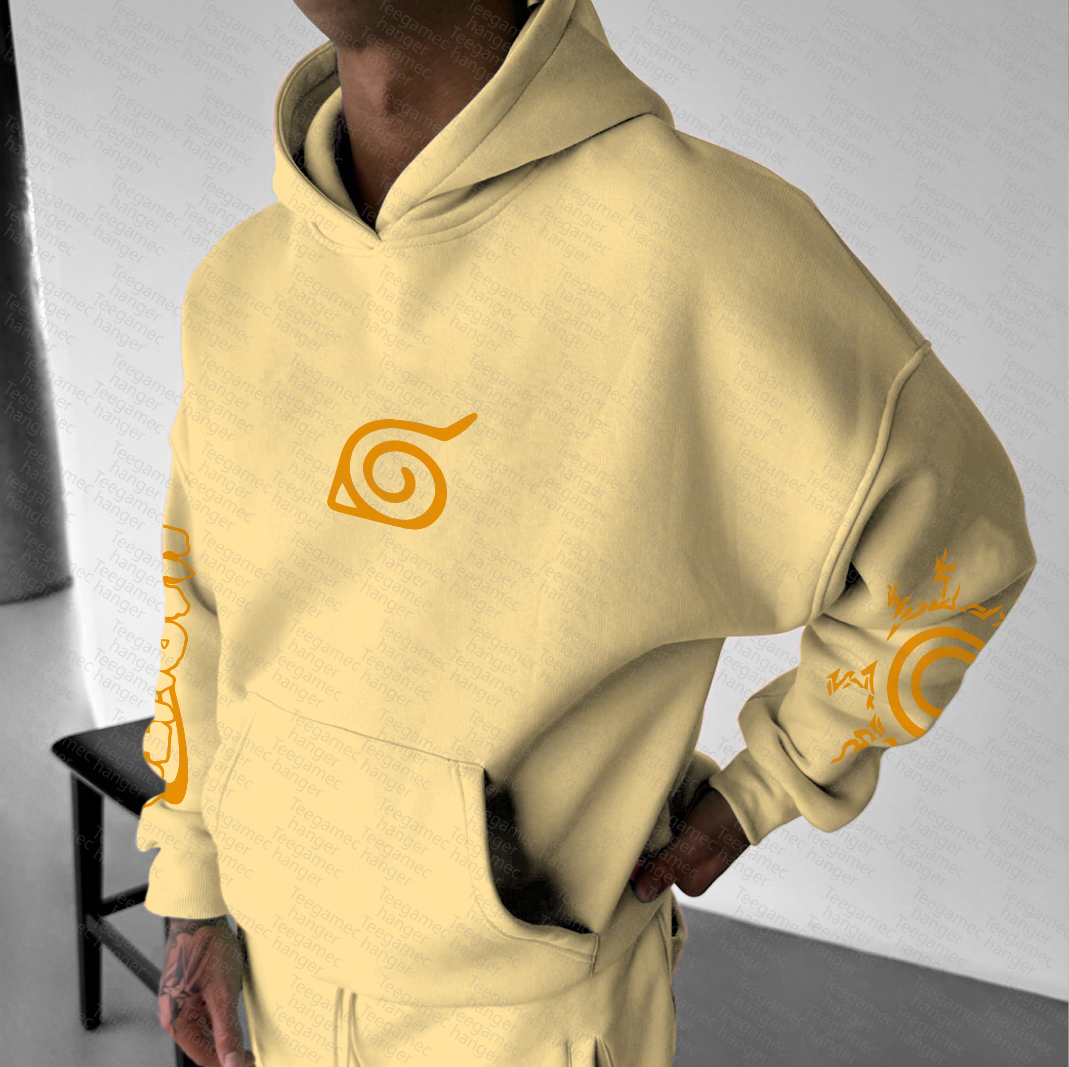 Unisex   Anime Graphic Streetwear Vintage Hoodie