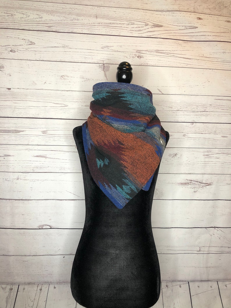 Combination Western Aztec Warm Neck Hood