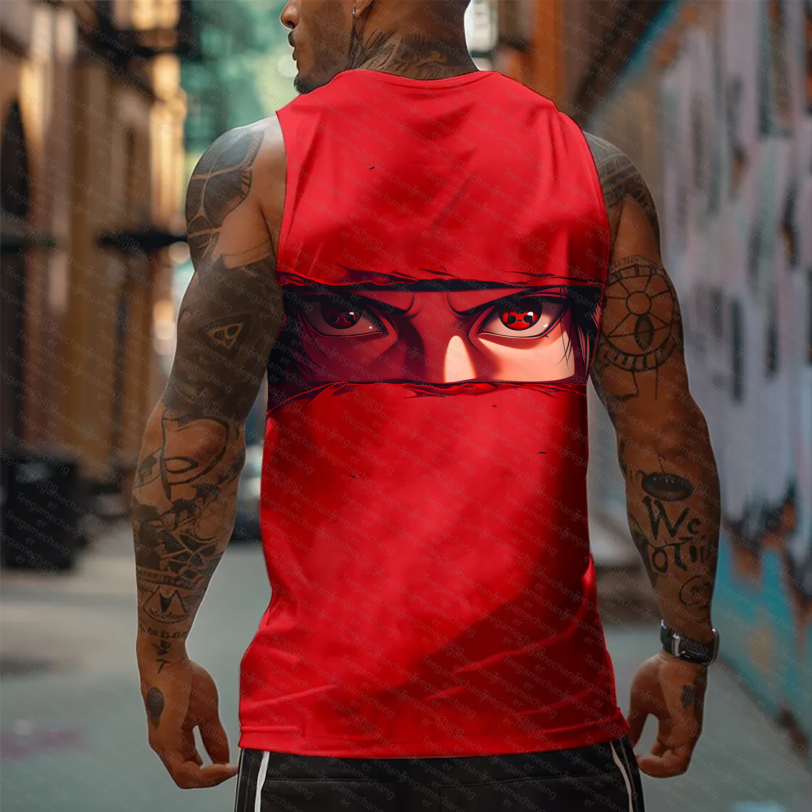 Unisex    Casual Anime  Tank Top