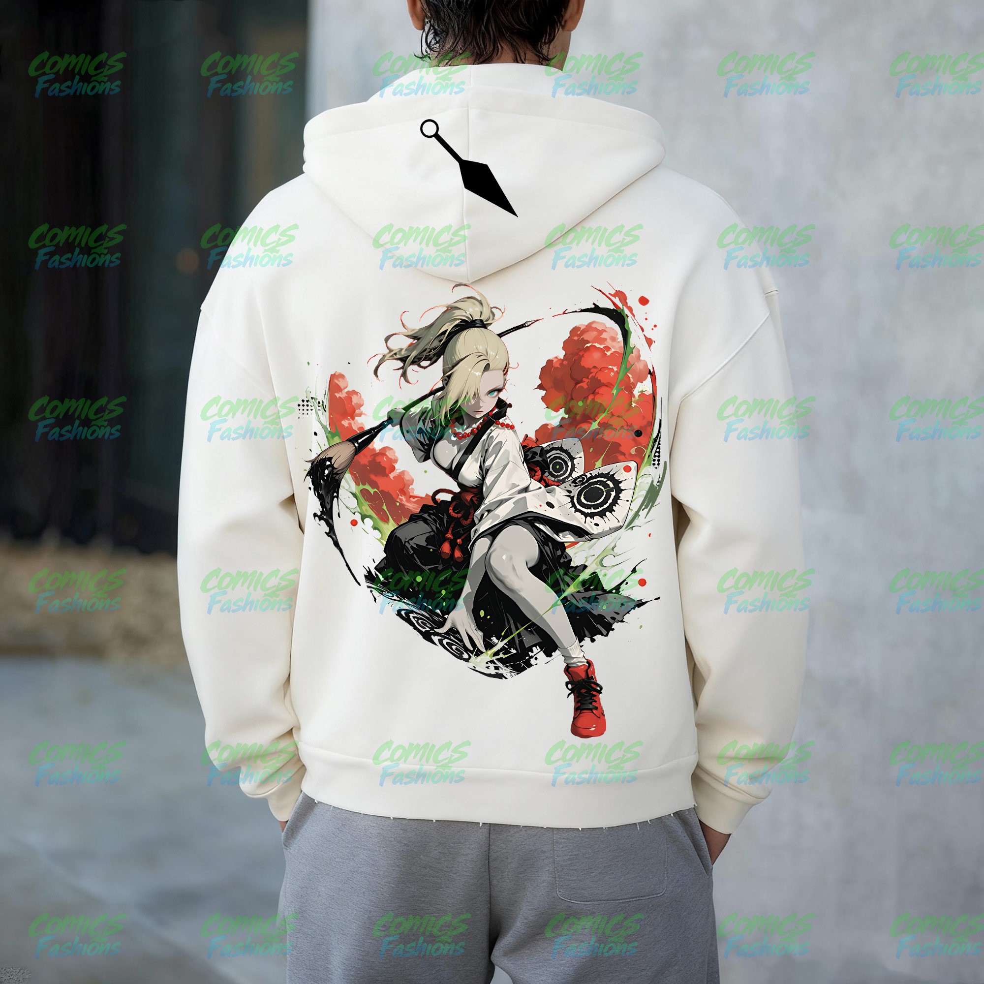 Unisex Graphic Streetwear Vintage Zipper Cardigan Plush Hoodie