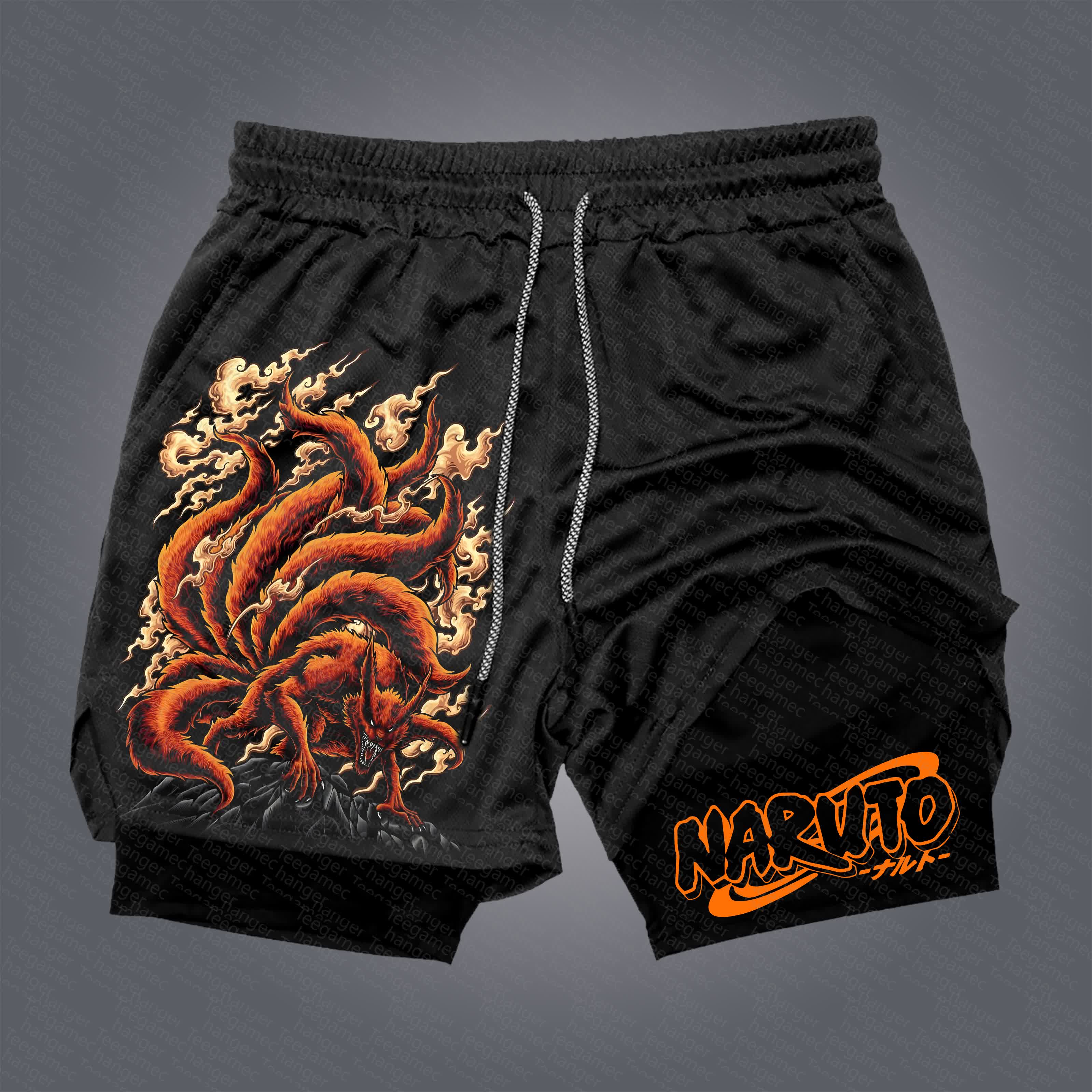 Unisex    Casual Anime Streetwear Shorts