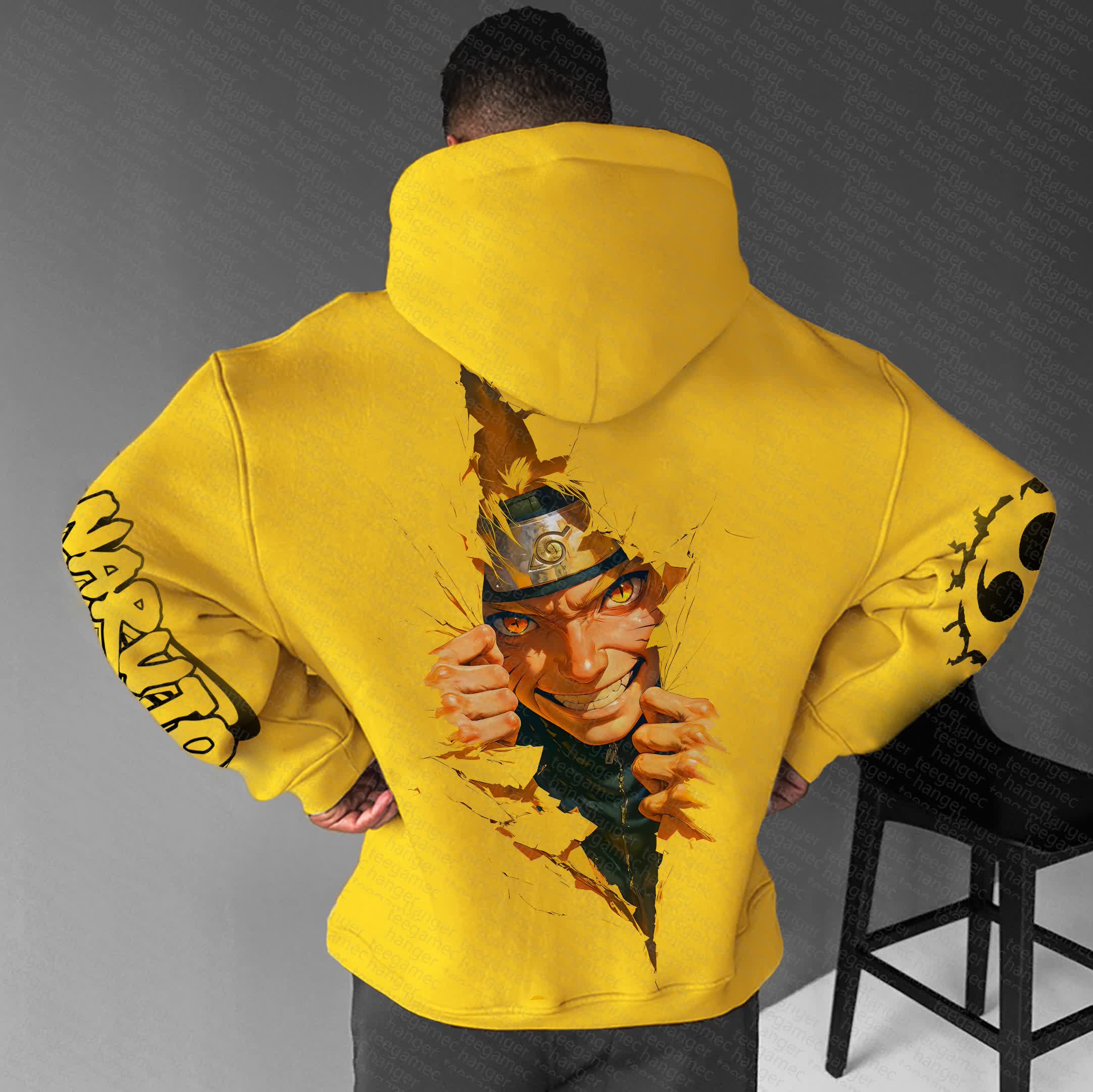 Unisex   Anime Graphic Streetwear Vintage Hoodie