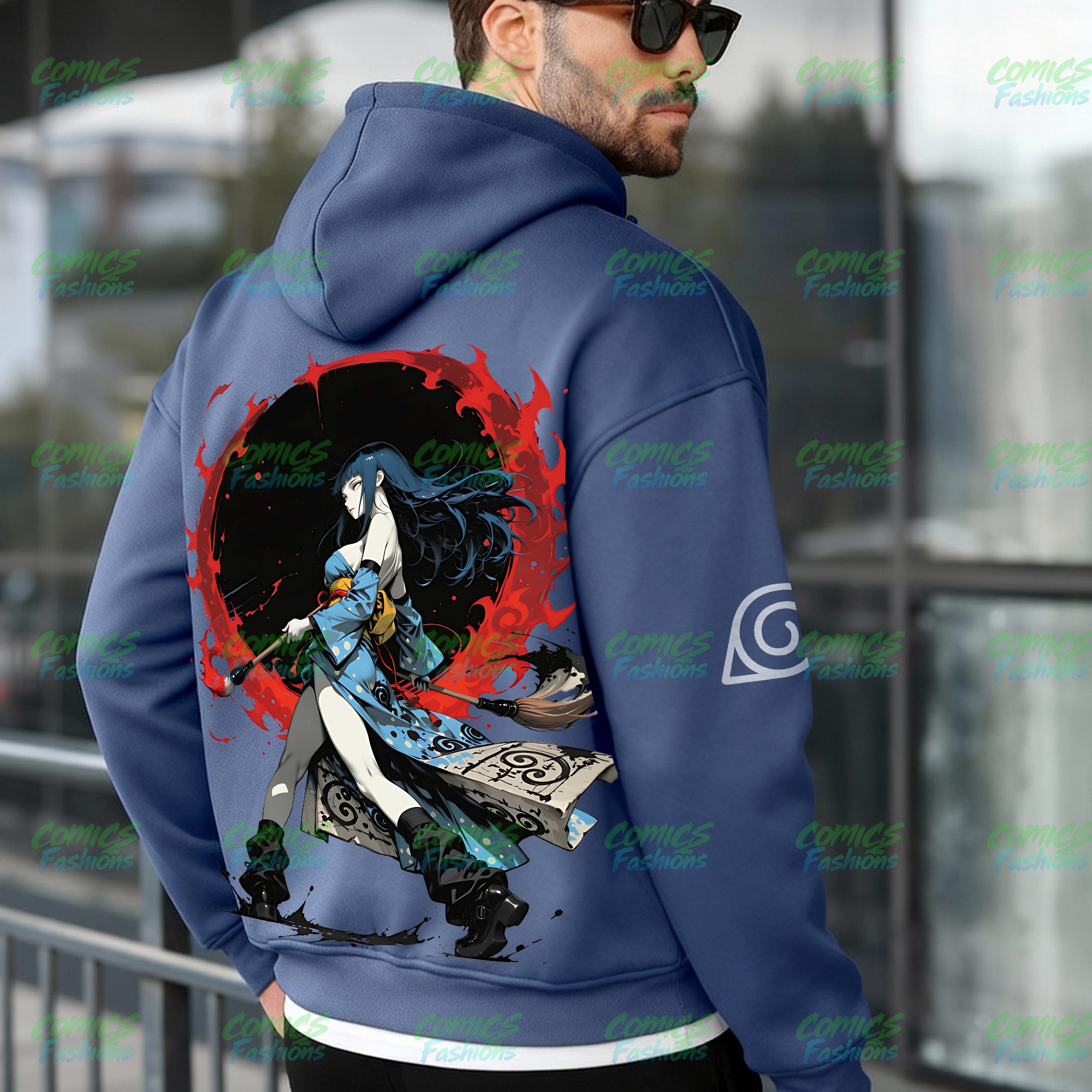 Unisex Graphic Streetwear Vintage Zipper Cardigan Plush Hoodie