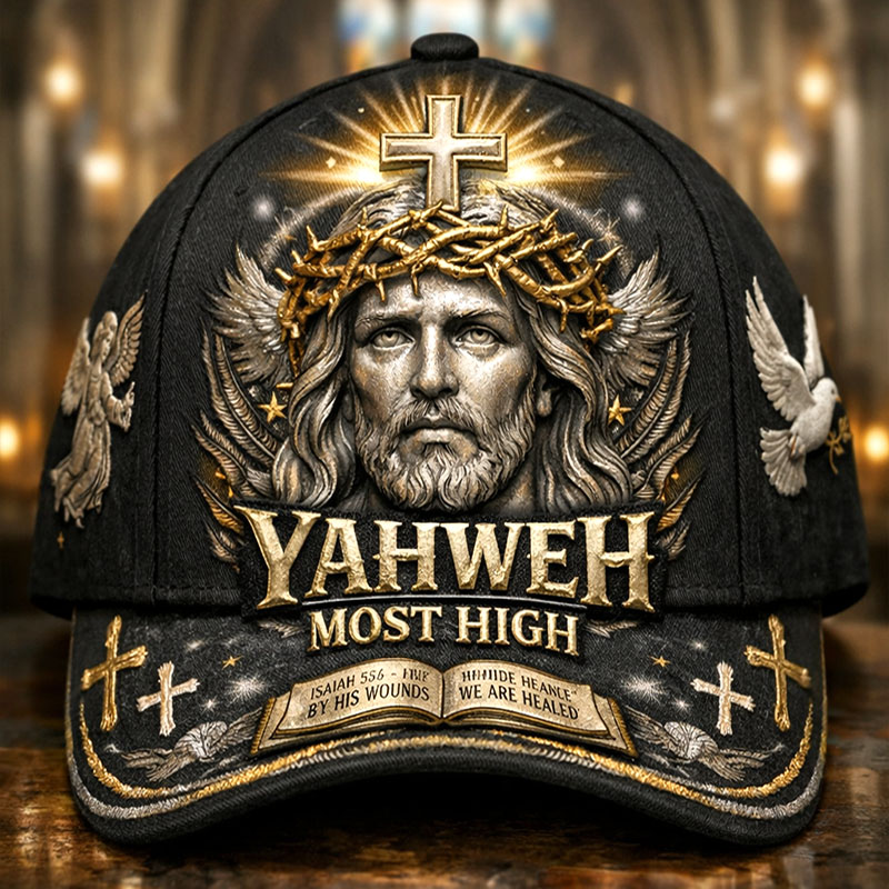 YAHWEH The True Light Faith  Printed Hat
