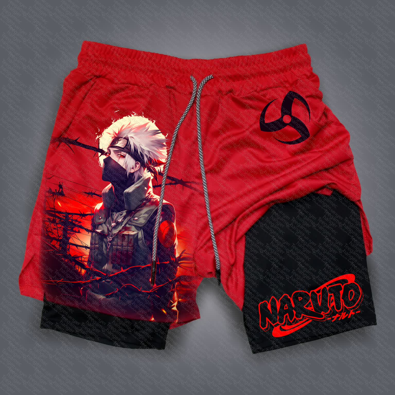 Unisex    Casual Anime Streetwear Shorts