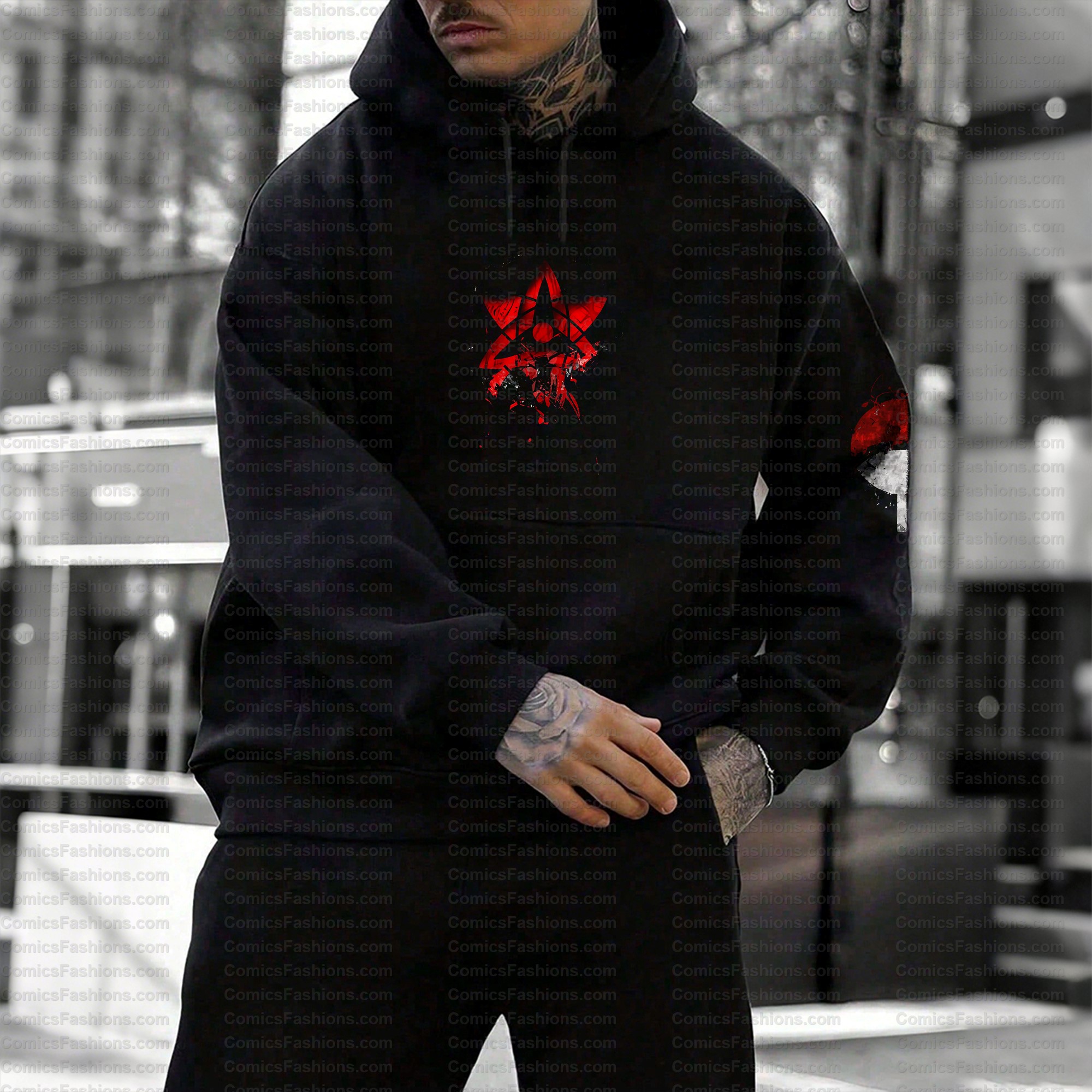 Unisex Graphic Streetwear Vintage Plush Hoodie