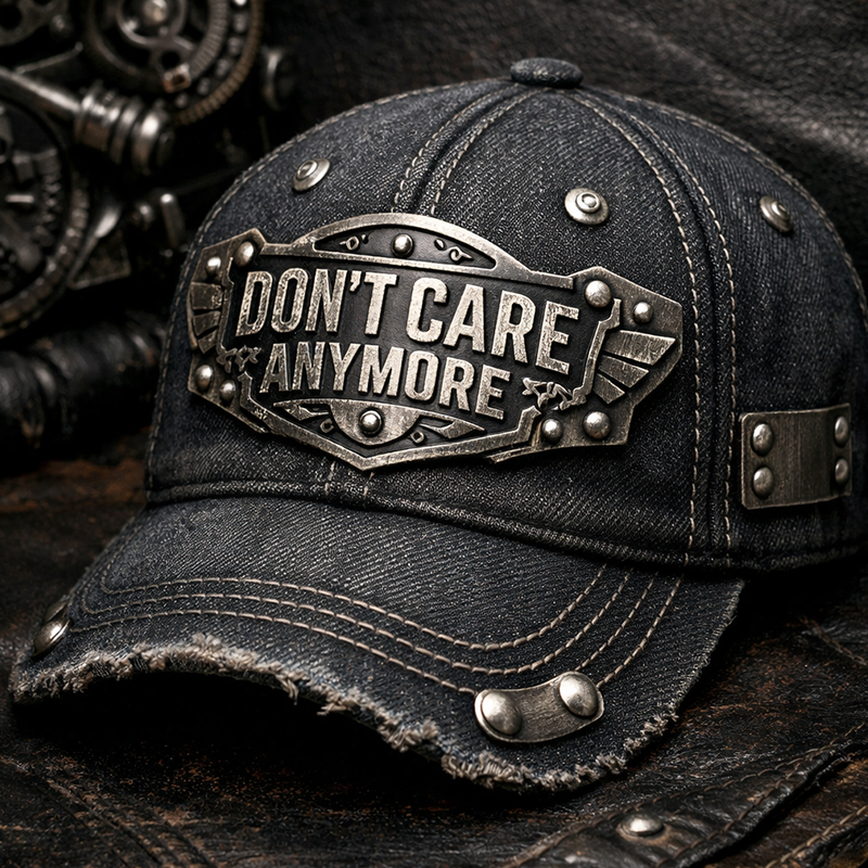 Don't Care Anymore Art Print Cap