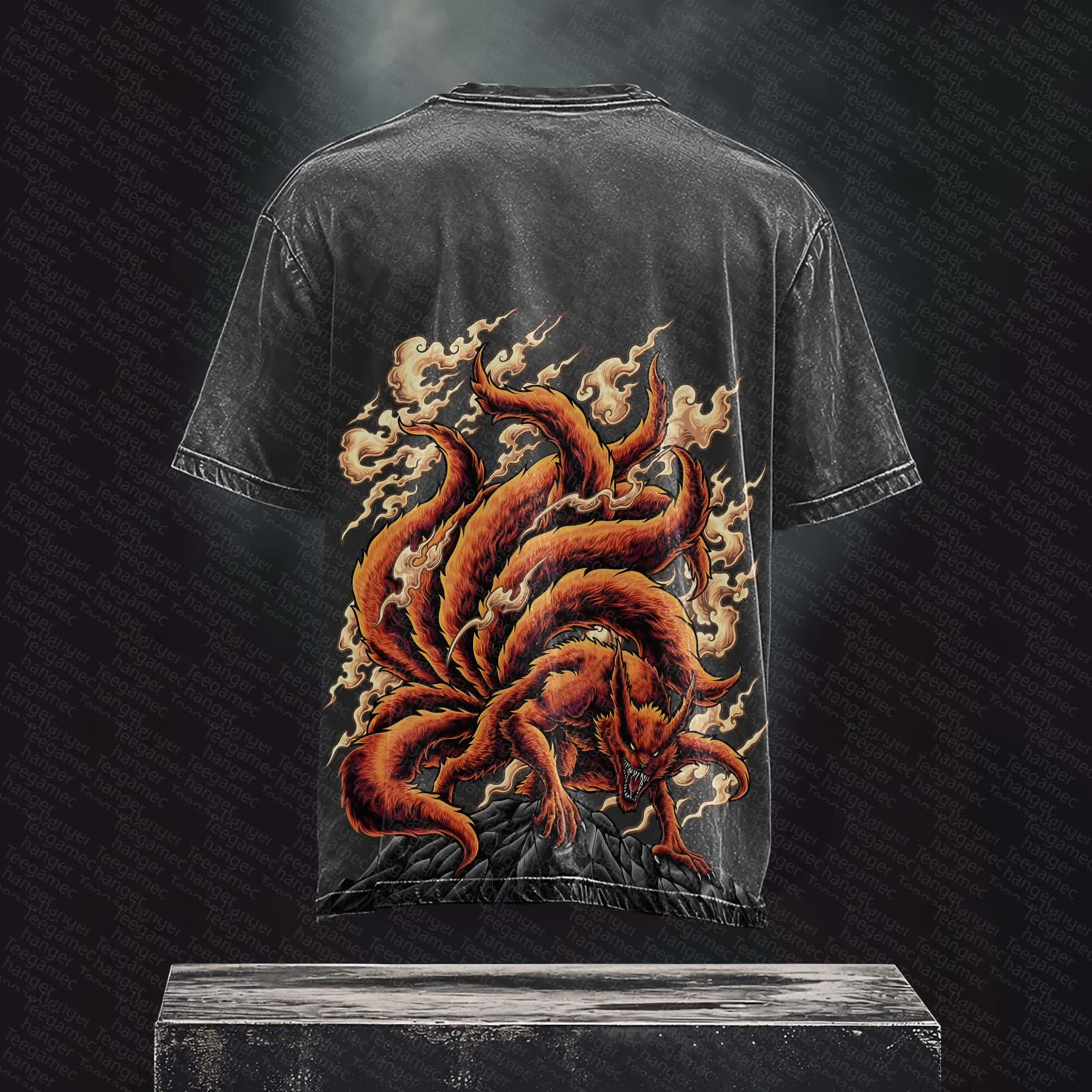 Unisex Anime Inspired Vintage Washed T-Shirt丨 TEEGAMECHANGER