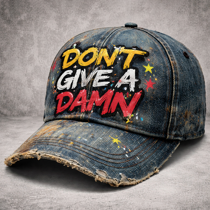 Don't Give A Damn Art Print Cap