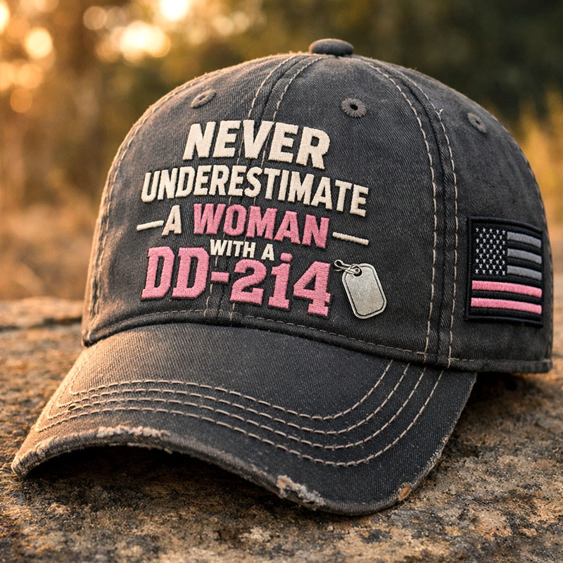 Female Veterans Art Print Casual Hat