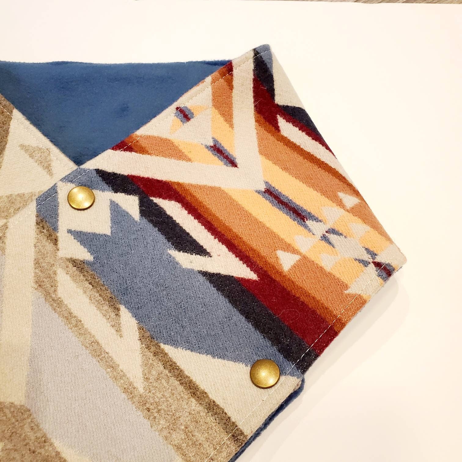 Wool Cowl Scarf - White Sands