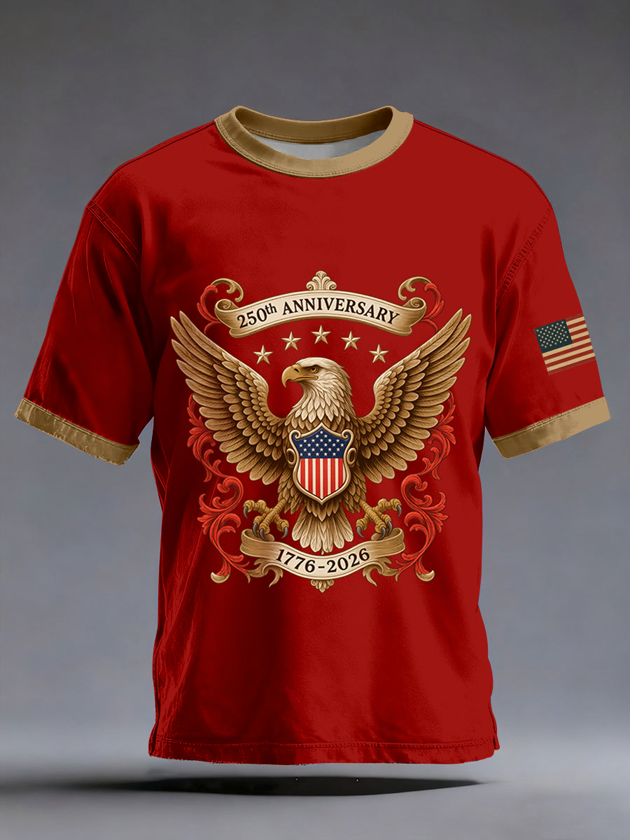 Men's USA 250th Anniversary Print T-Shirt