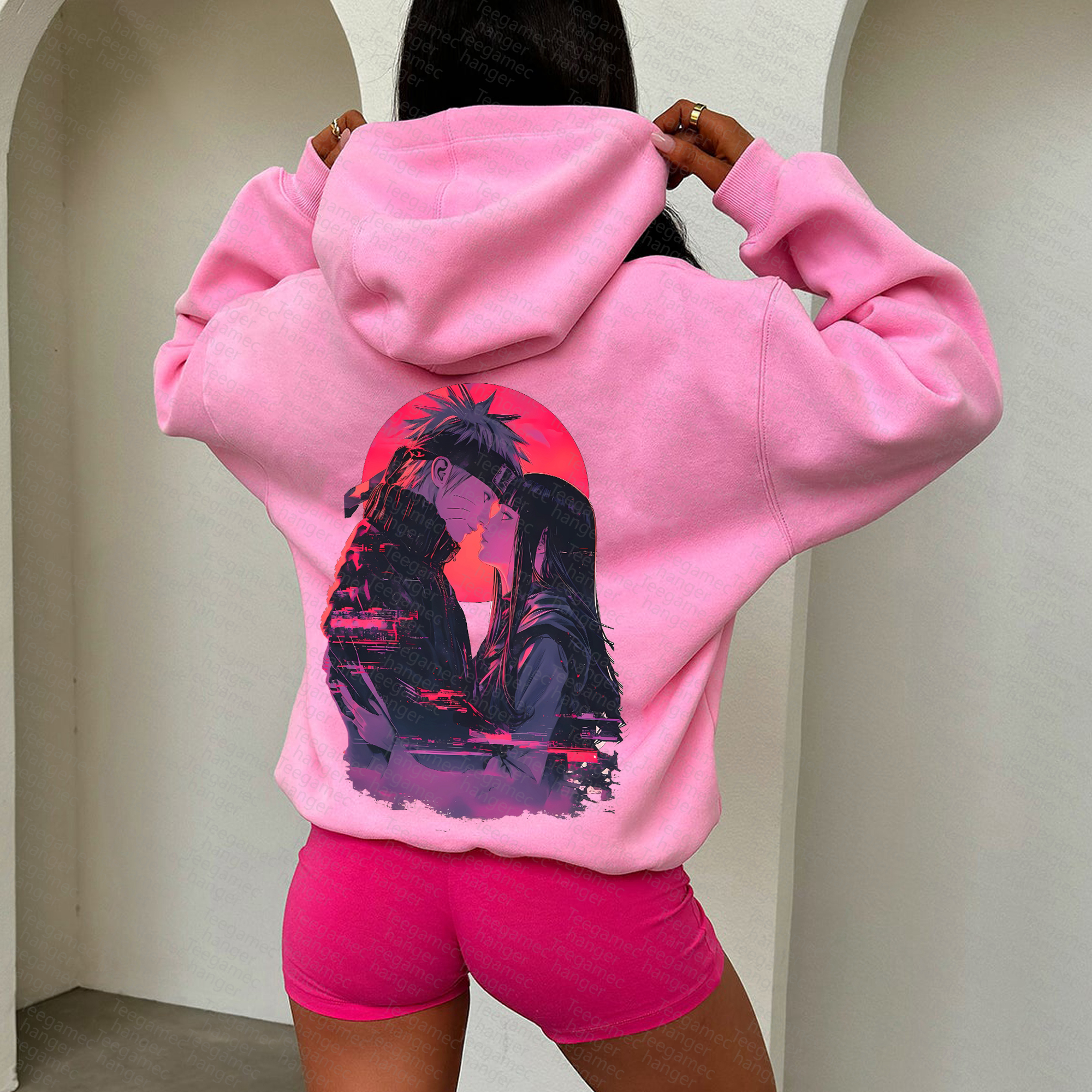 Anime Inspired Vintage Hoodie