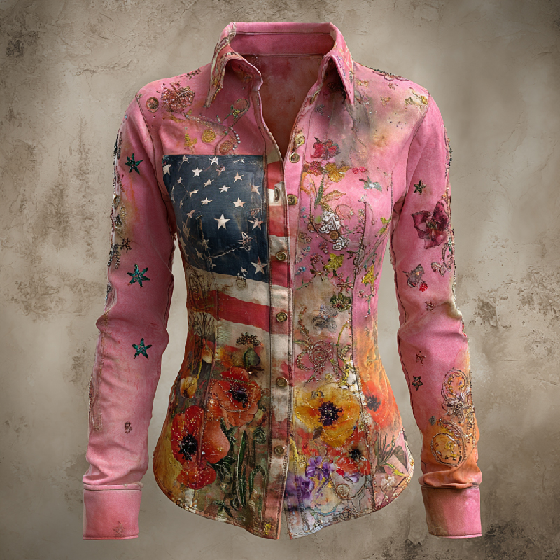 Women's US 250th Anniversary Casual Shirt