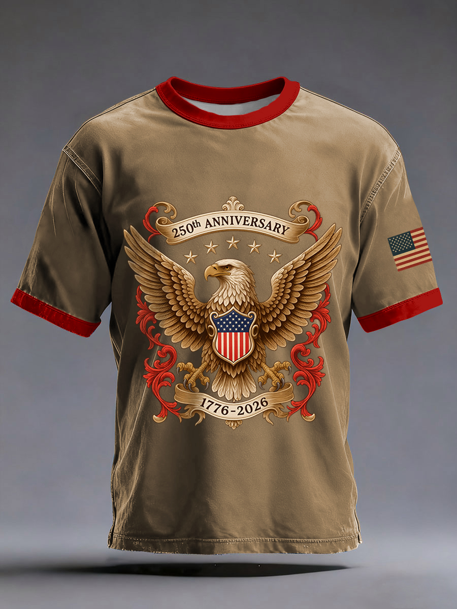 Men's USA 250th Anniversary Print T-Shirt
