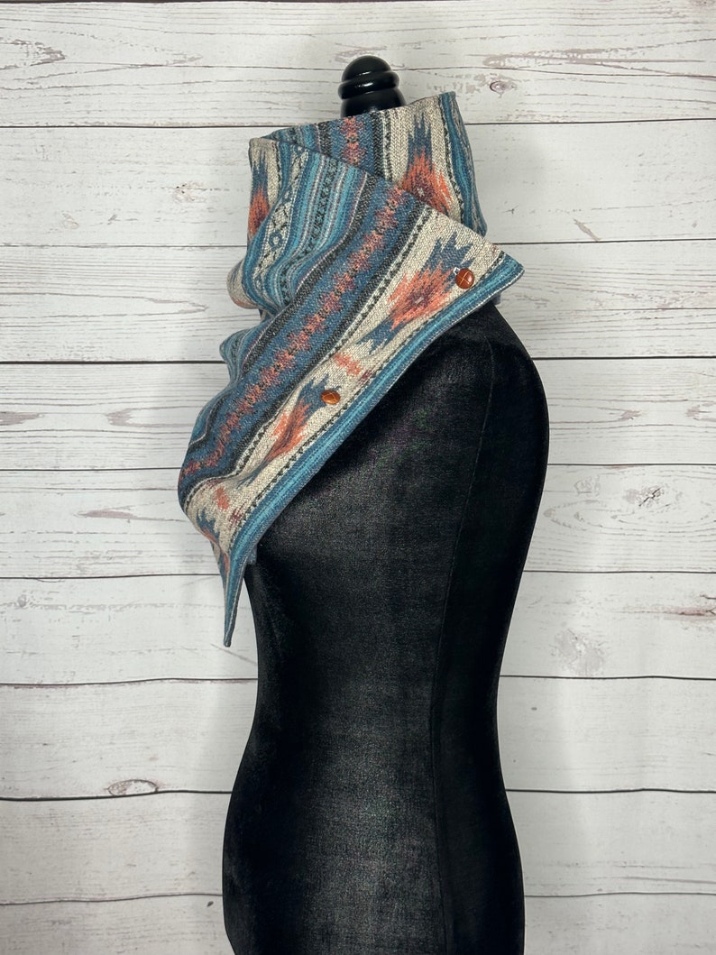 Daisy Mai Western Aztec Warm Neck Hood