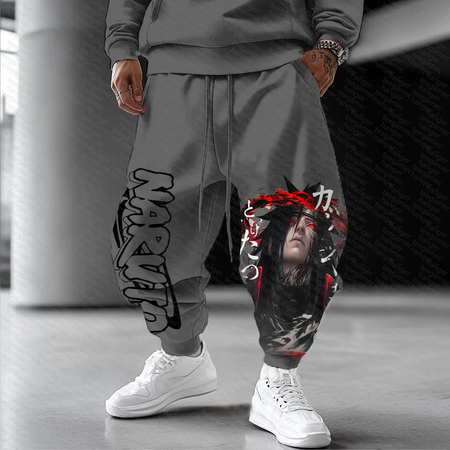 Unisex    Casual Anime Streetwear Pants