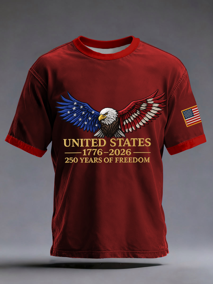 Men's USA 250th Anniversary Print T-Shirt