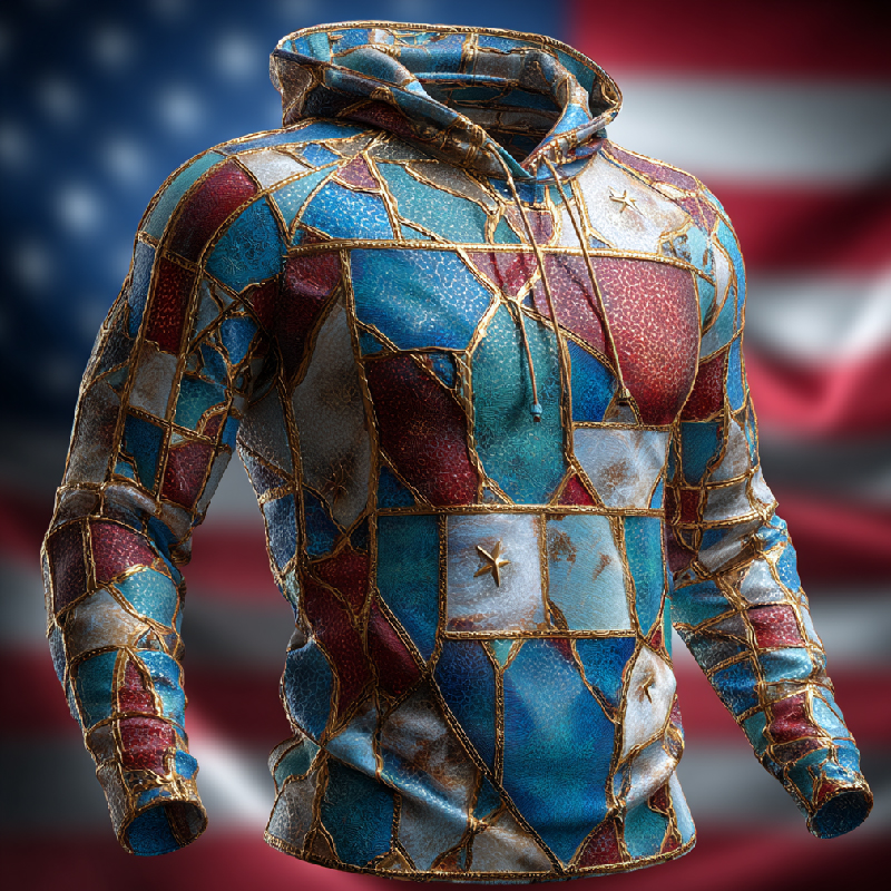 US 250th Anniversary Art Print Hoodie