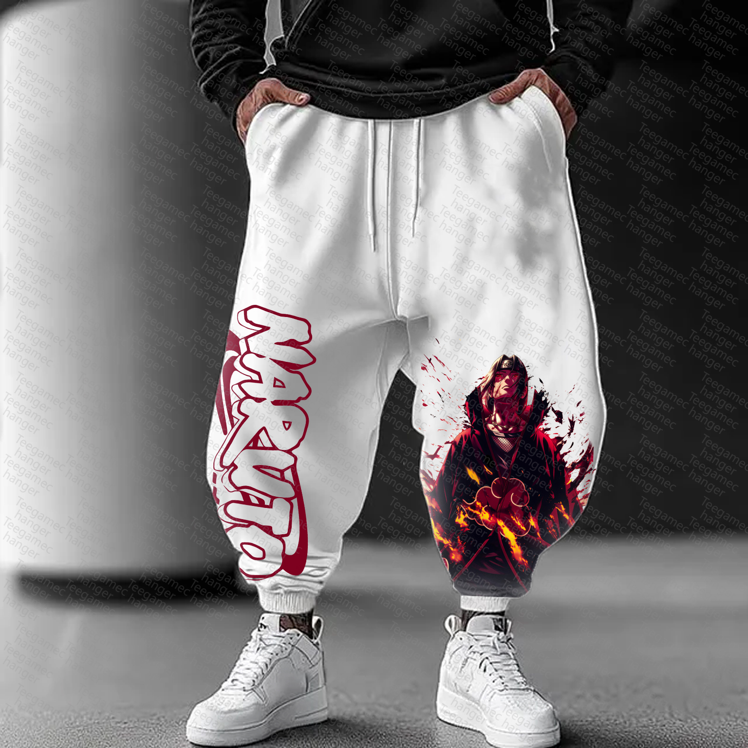 Unisex    Casual Anime Streetwear Pants