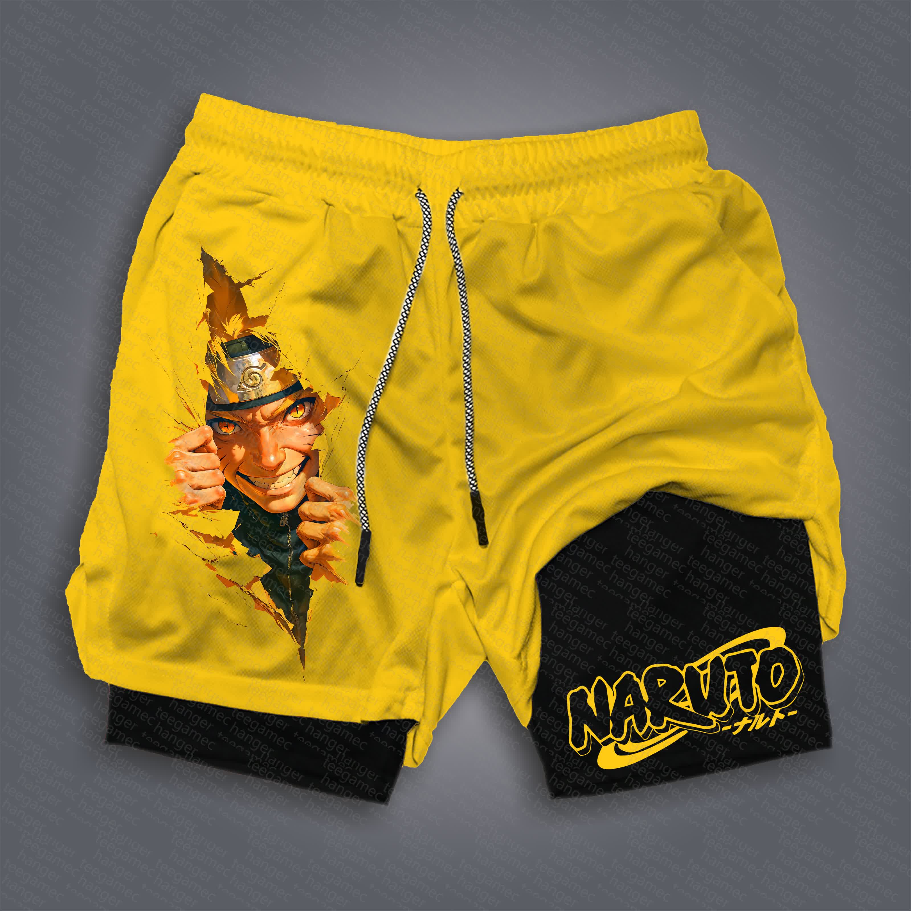 Unisex    Casual Anime Streetwear Gym Shorts