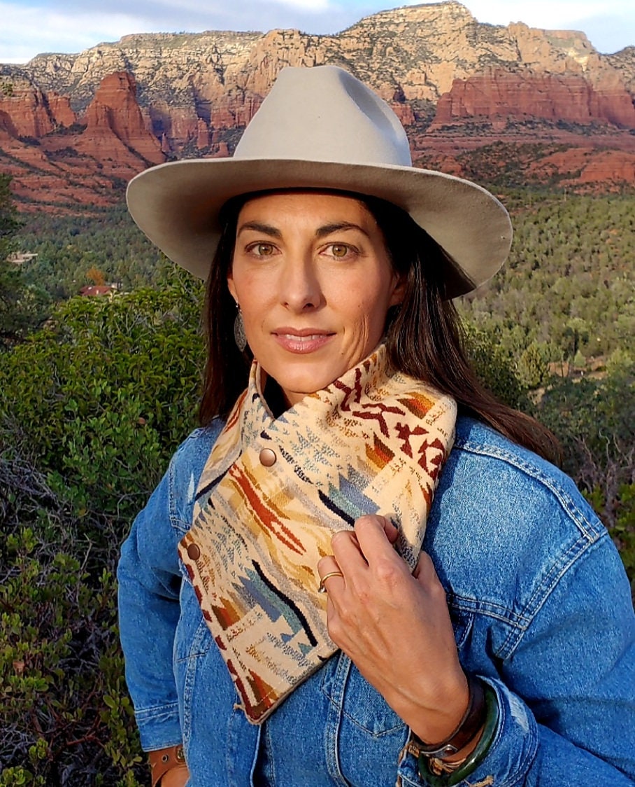 Wool Cowl Scarf - Shonto Wheatlands