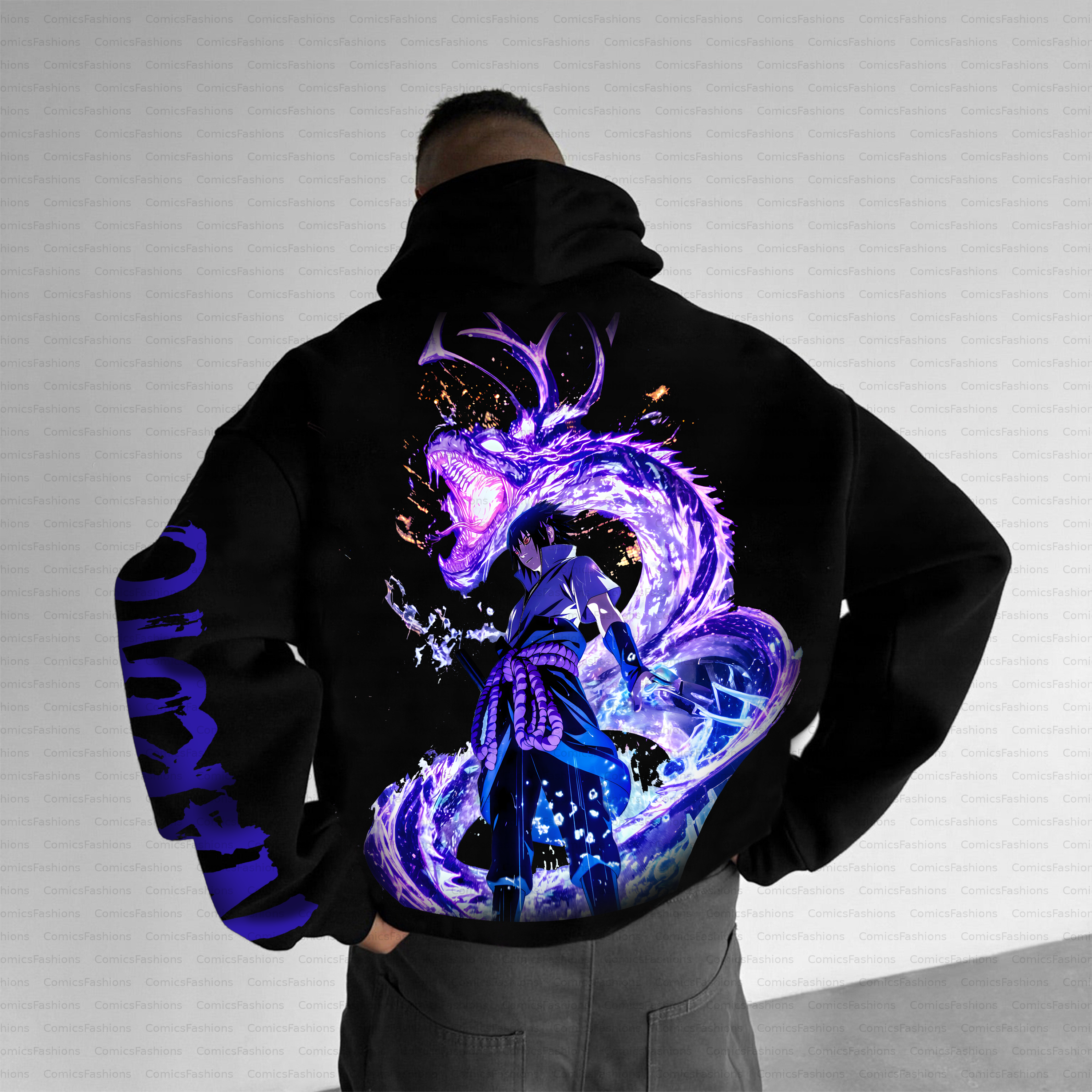 Unisex Anime Inspired Vintage Plush Hoodie