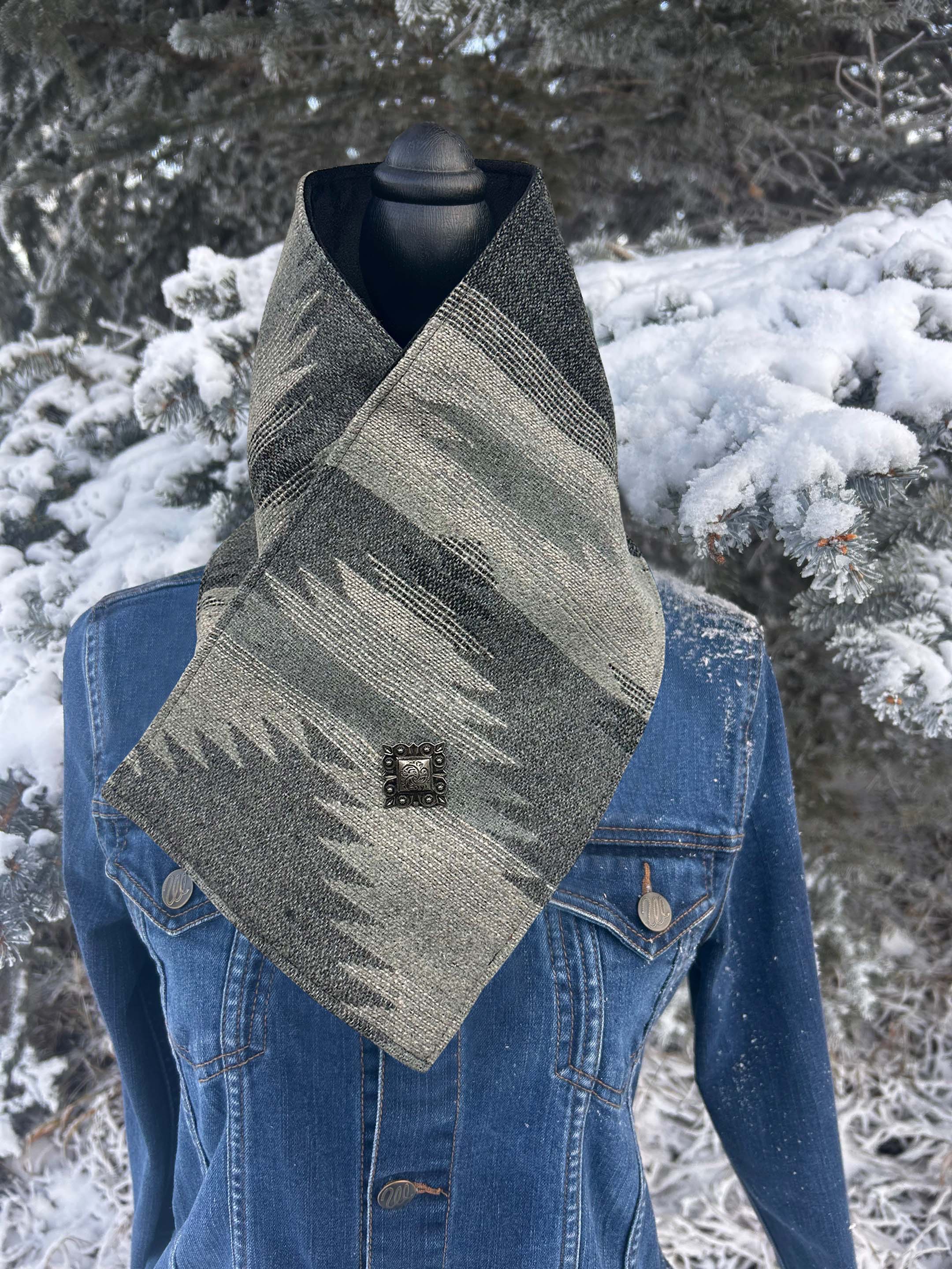 Western Cowboy Aztec Warm Neck Hood