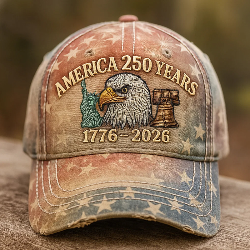 US 250th Anniversary Printed Casual Hat