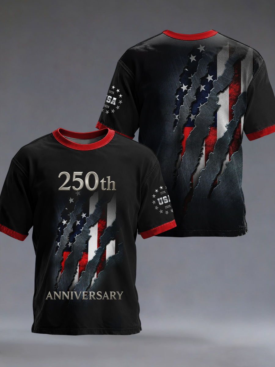 Men's USA 250th Anniversary Print T-Shirt