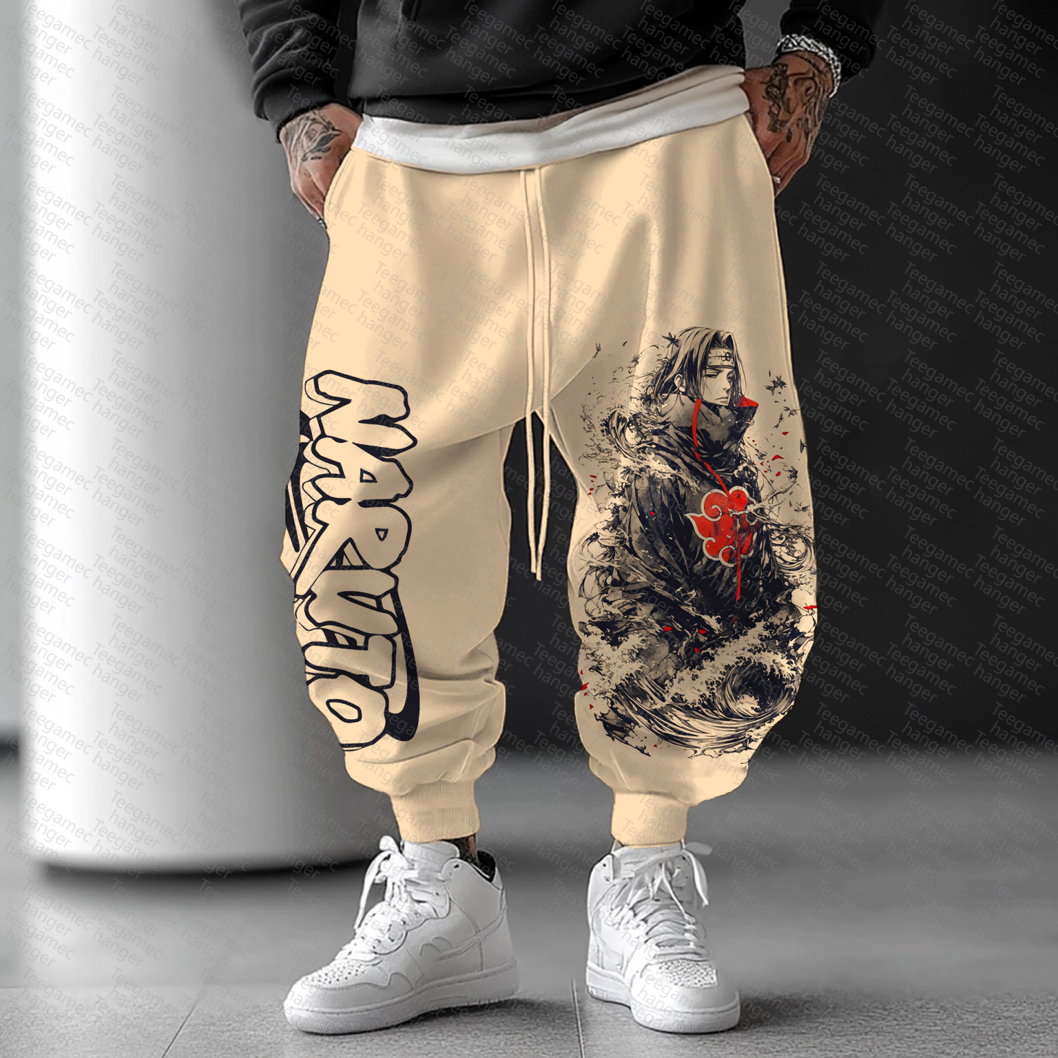 Unisex    Casual Anime Streetwear Pants