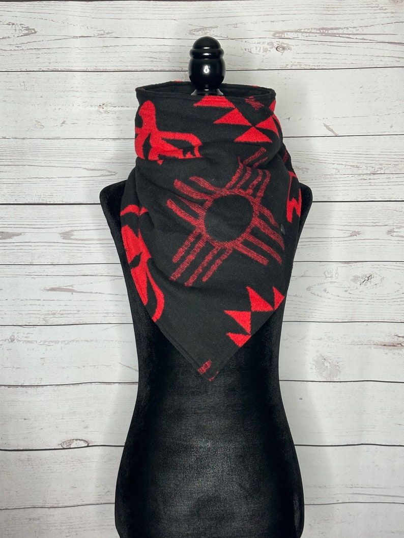 Red Eagle Western Aztec Warm Neck Hood