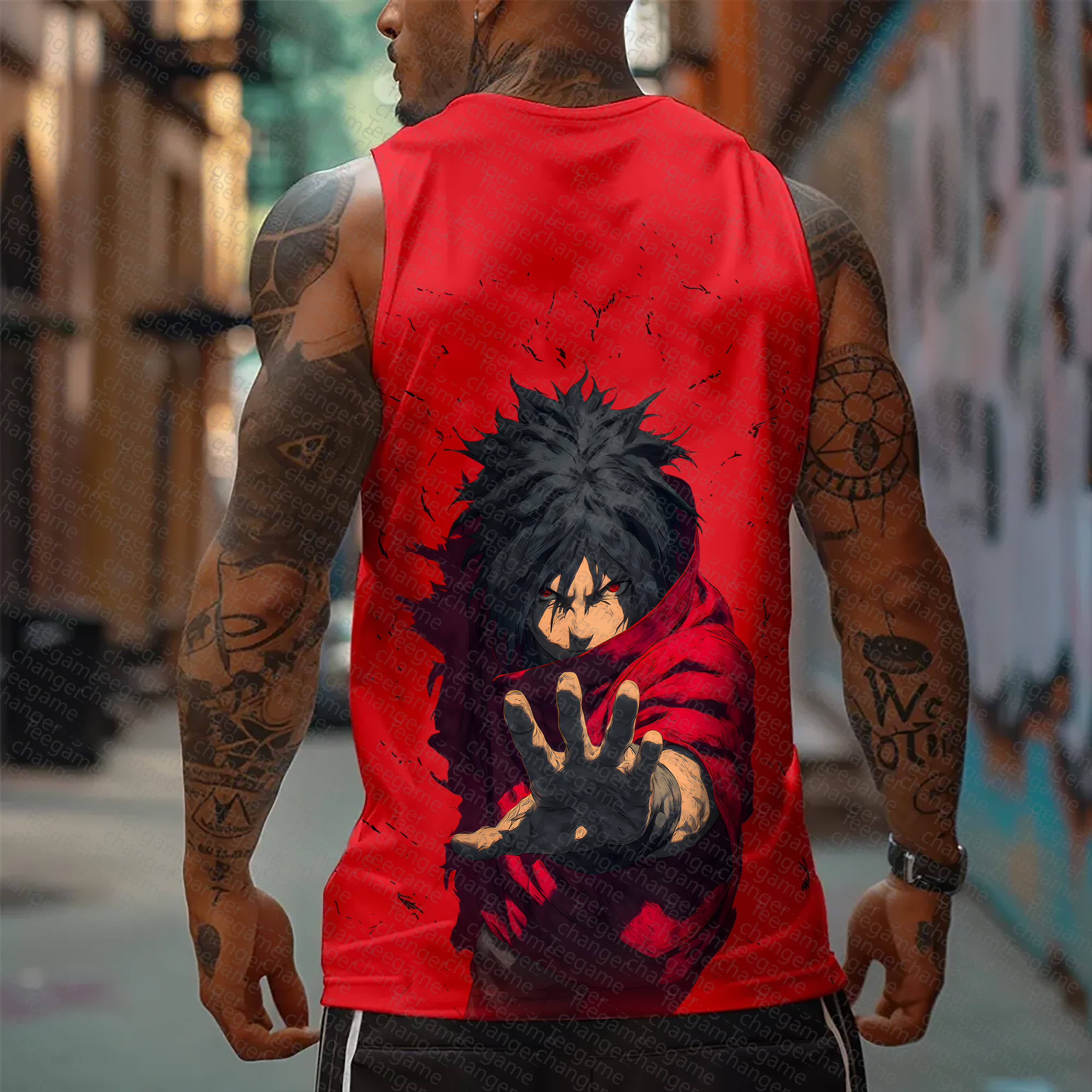 Unisex    Casual Anime  Tank Top