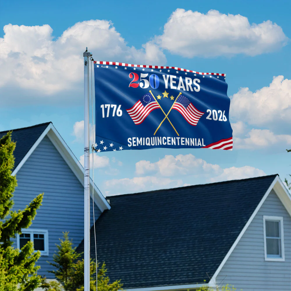 American Flag - America 250th Anniversary Semiquincentennial Grommet Flag