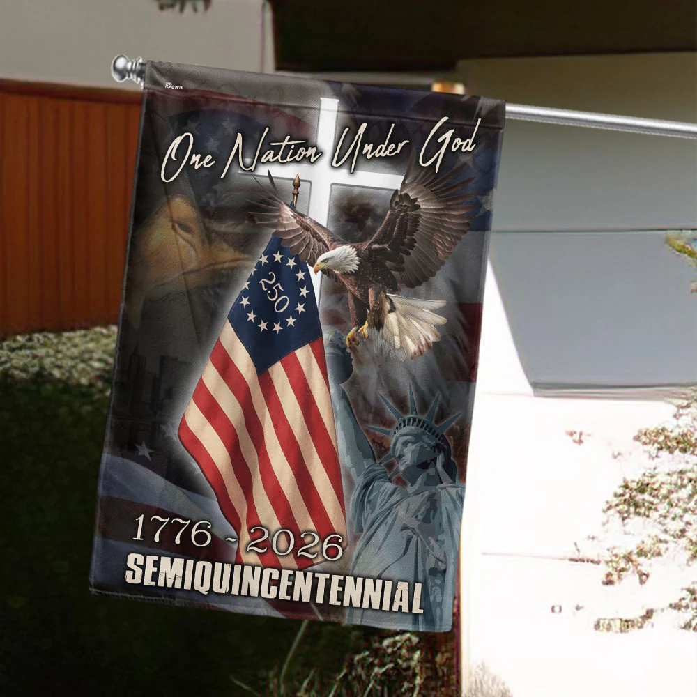 One Nation Under God 1776-2026 Flag | Semiquincentennial American Flag