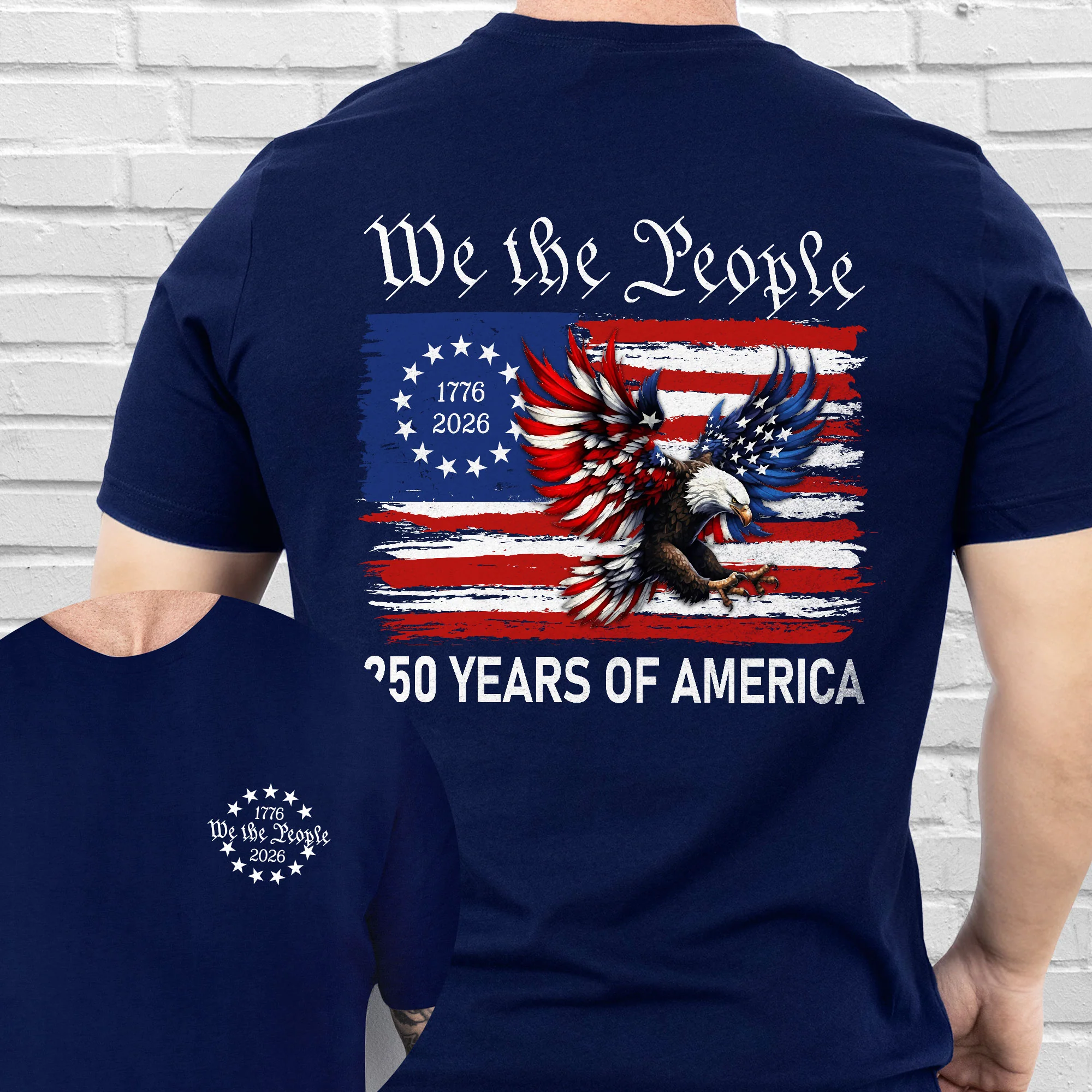 Patriot We The People T-Shirt | 250 Years of America 1776 2026 Tee