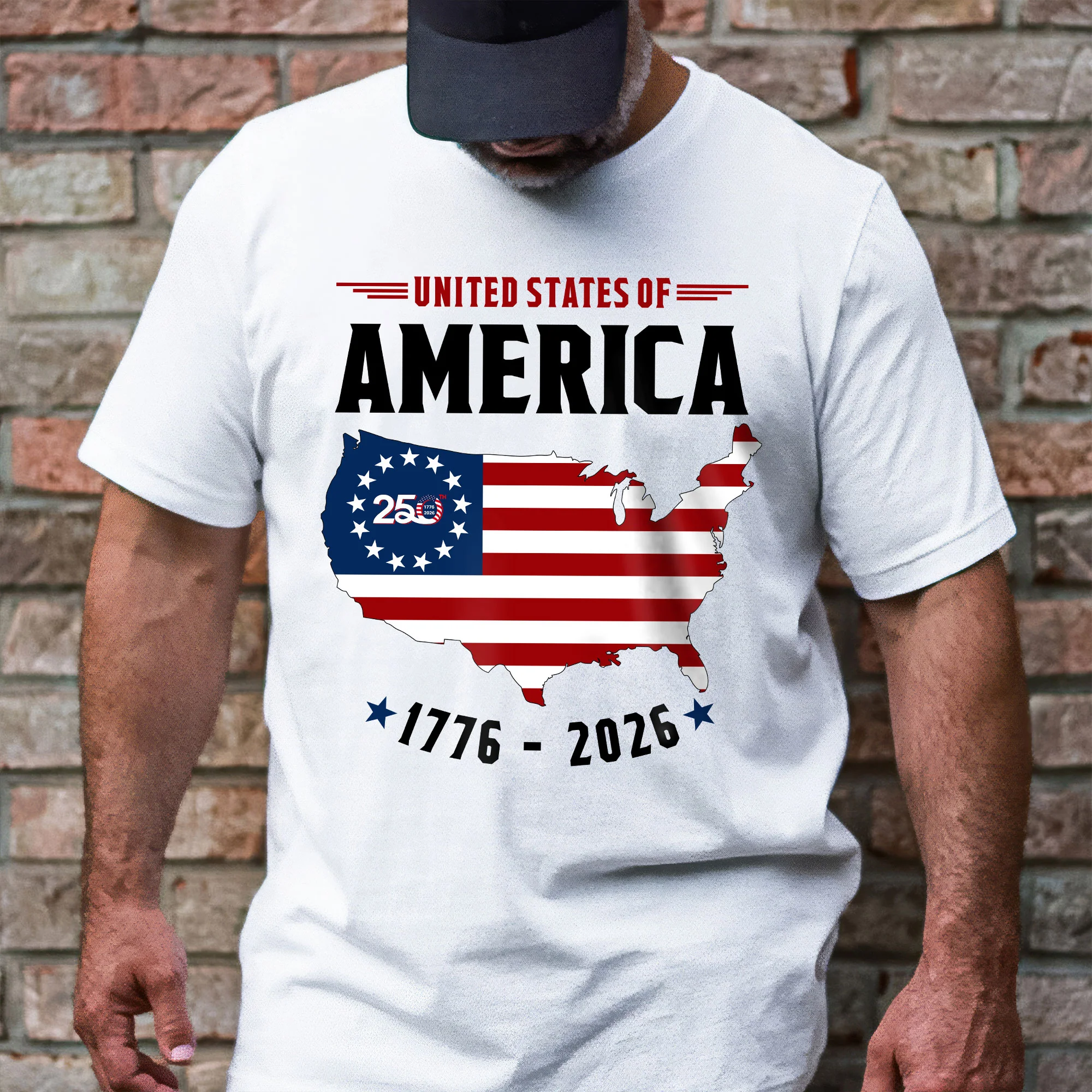 250 Years T-shirt |  Patriotic 1776–2026 United States of America Shirt