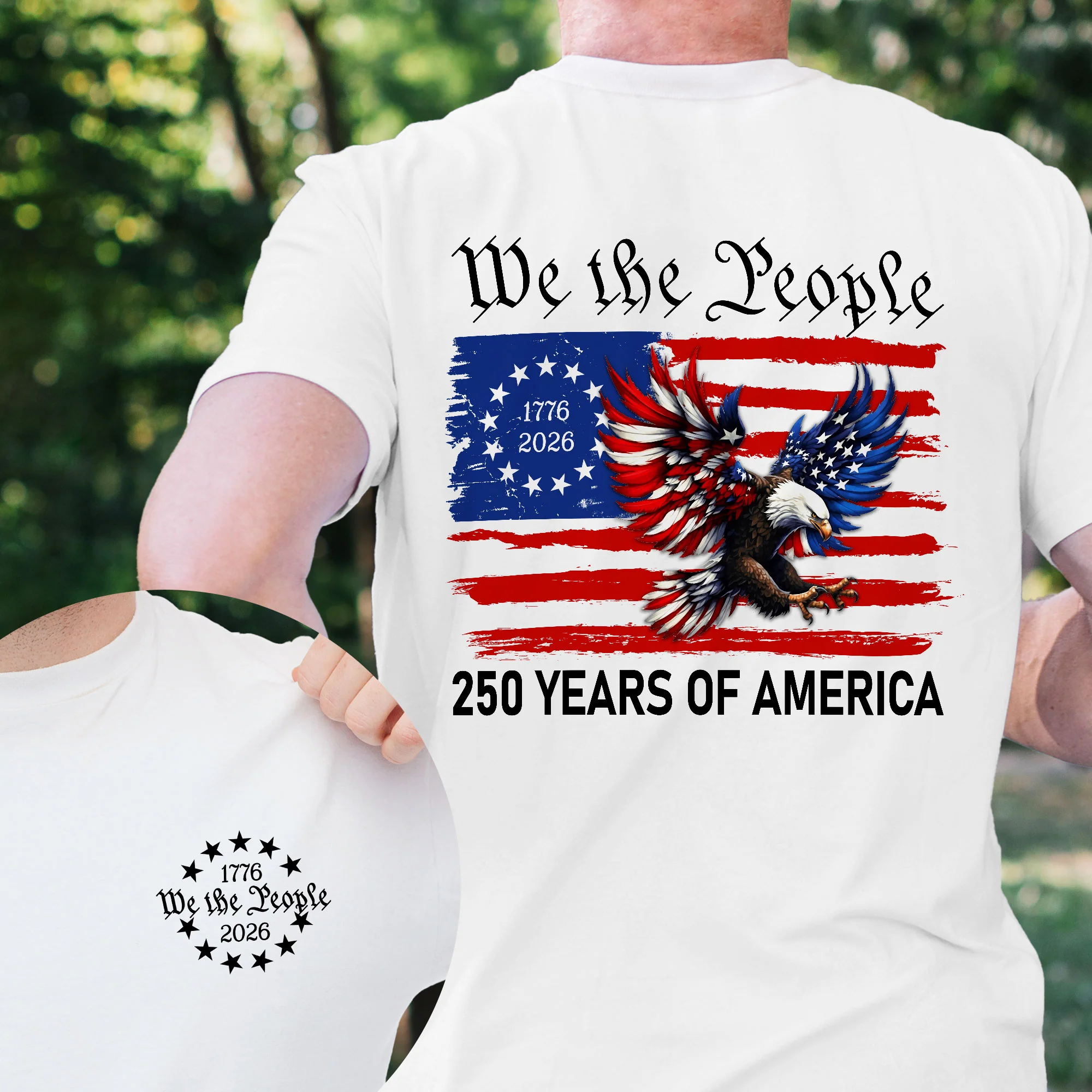 Patriot We The People T-Shirt | 250 Years of America 1776 2026 Tee