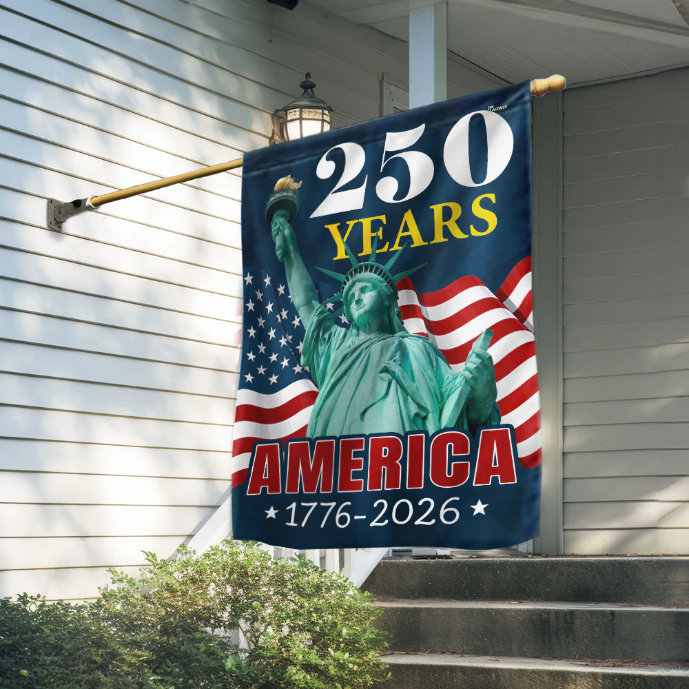 America Flag | 250th Anniversary of The U.S. Canvas Flag