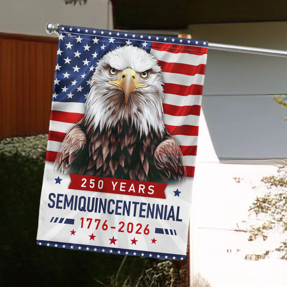 American Flag - 250th Anniversary Semiquincentennial Eagle 4th of july Flag