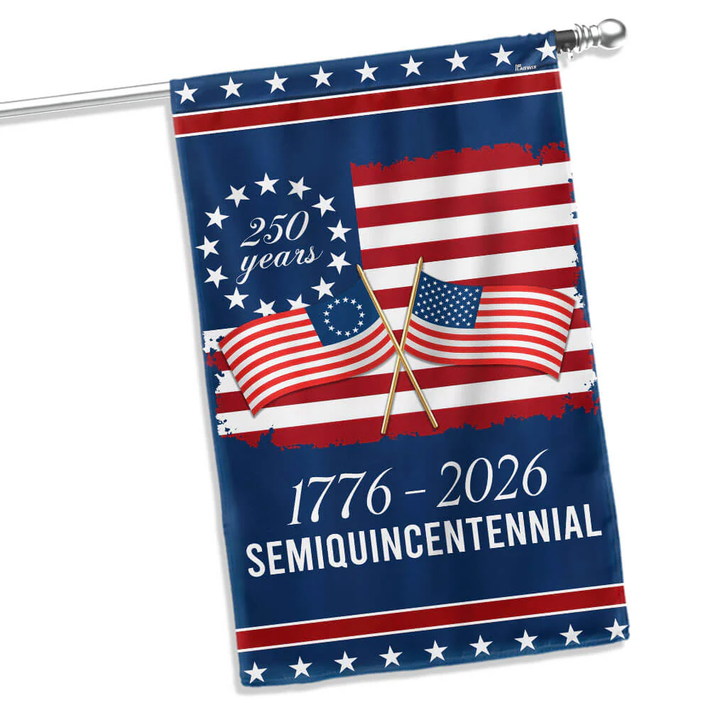 American Flag - America 250th Anniversary Semiquincentennial Decorative Flag