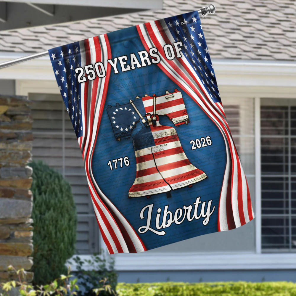 250 Years of Liberty Flag, American Betsy Ross 1776 2026 Patriotic Flag